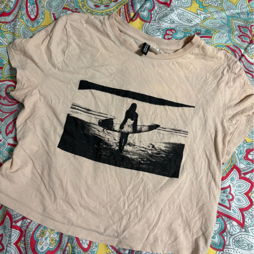 Graphic Cropped Tee